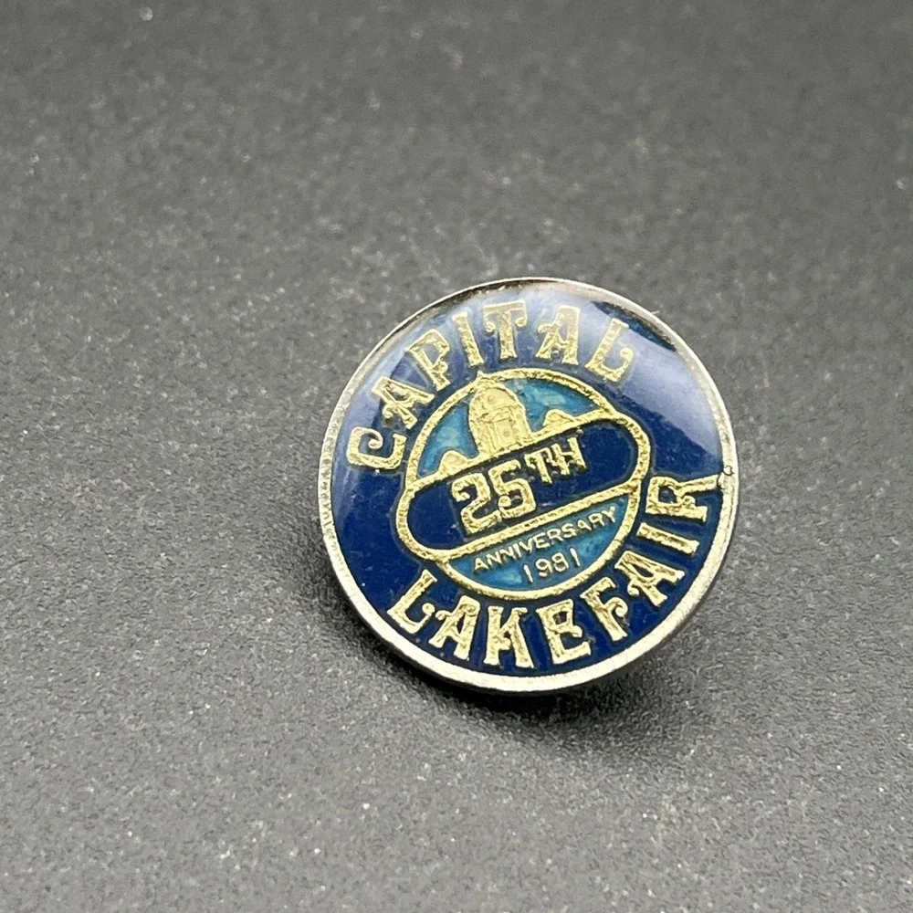 Capital Lakefair 25th Anniversary Lapel Hat Pin